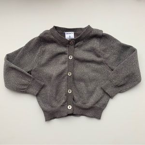 3/$10 CARTERS Baby girl cardigan 6m